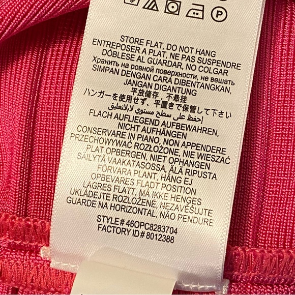 Herve Leger hot pink U shaped bodycon bandage mini dress - Picture 12 of 12